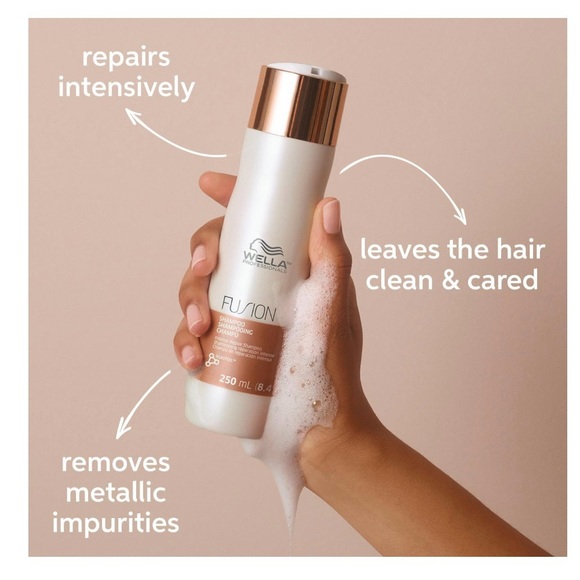 Wella - NWT Bundle of Deluxe Samples of Fusion Plex Shampoo & Hair Mask - Picture 2 of 3